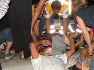 Karayolunda eşek faciası: 1 ölü, 8 yaralı