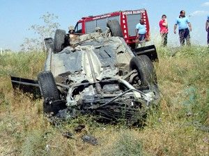 Konya'da trafik kazası: 2 yaralı