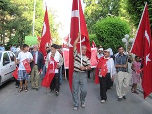Ereğli'de teröre lanet yürüyüşü