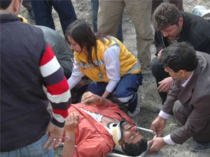 Kapapınar’da kaza 2 kişi yaralandı