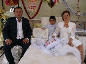 Özkafa ailesi en mutlu gününü yaşadı