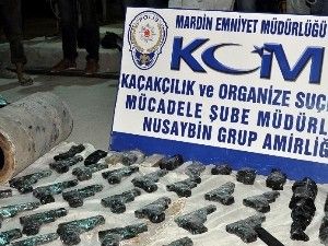 Cephanelik gibi tır yakalandı