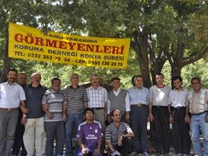 Görme engelliler çadır kampında buluştu