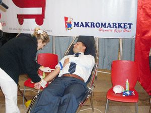 Makromarketin kan bağışına desteği devam ediyor