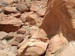 Dağda kayalıklardan düşerek mahsur kaldılar