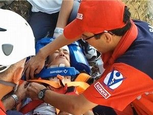 Mahsur kalan çocuklar kurtarıldı