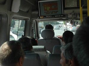 Minibüsler reklam aracı oldu