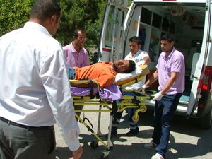 Kulu ilçesinde bir kişi av tüfeği ile yaralandı