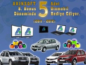 AKINSOFT 8. dönem ödüllerinde 5 otomobil verecek