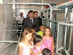 Kuluda modern süt sağım ünitesi açıldı
