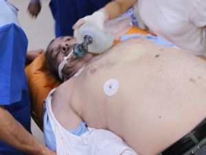 Camide kalp krizi geçirdi