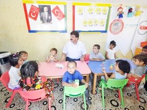 Gezici ana sınıfı köy çocuklarının hizmetinde