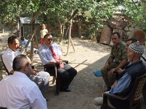 Akşehir ilçesinde şehit yakınları ziyaret edildi
