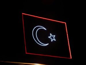 Akşehir'de dev Türk Bayrağı