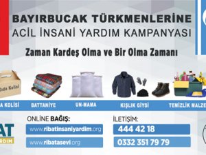 Ribat'tan Bayırbucak Türkmenlerine kampanya