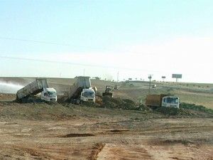 Makas köprülü kavşağı inşaatı sürüyor