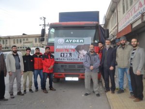 AYDER Türkmenlere yardım gönderdi