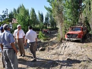 Ereğli'ye Bağlı Alhan Köyü'nde çıkan yangınlar