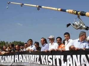 Olta balıkçıları Altınapa Barajı'nda avanmak istiyor