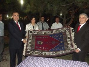 Karapınar Kaymakamı Beyazyıldız'a veda yemeği