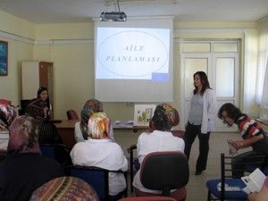 Altınekin'de aile planlaması eğitimi yapıldı