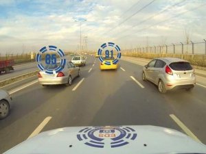 Mobil EDS 6 bin 538 sürücüye cezayı kesti