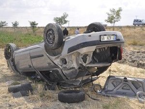 Karapınar'da trafik kazası: 2 yaralı