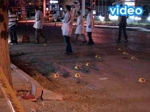 Batman'da polis aracına saldırı