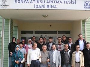 Konya Atıksu Arıtma Tesisine ziyaret