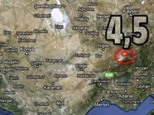 Niğde Sulucaova'da deprem