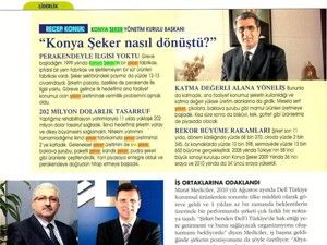 Konya Şekerdeki değişim, dosya oldu