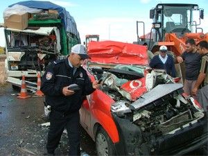 Konya'da zincirleme kaza