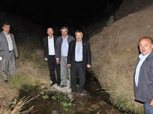 Selvi, kaynak suyunu yerinde inceledi