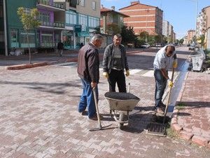 Beyşehirde drenaj hatları temizlendi