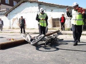 Ereğli'de trafik kazası . 1 yaralı