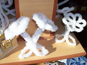 Tuz Gölünde teller kristalleşiyor