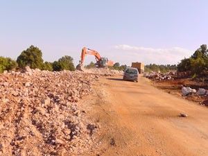 Alaeddin Keykubatın yazlığına giden yollar yenileniyor