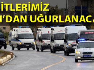Şehitlerimizi uğurluyoruz