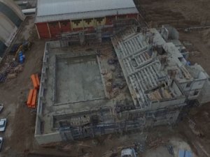 Çumra’da havuz inşaatı devam ediyor