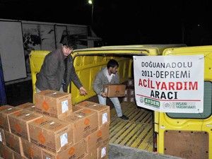 AYDER'den Van'a ekip ve gıda