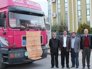 MÜSİADın yardım TIRı yola çıktı