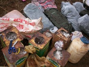 Bingölde 320 kg. patlayıcı bulundu