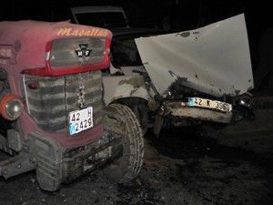 Beyşehir'de trafik kazası: 2 yaralı