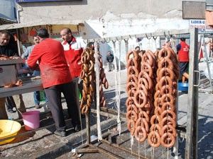 Kurban sonrası çarşıda yoğunluk