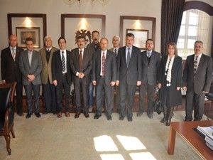 Mühendis odalarından Vali Doğana ziyaret