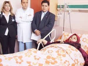 Iraklı kadın Konya'da tedavi ediliyor