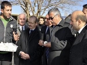 Yalıhüyükte mantar üretim tesisi kuruldu