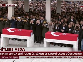 Sur şehitleri için cenaze töreni düzenlendi