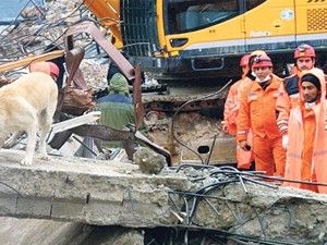 Binası yıkılan müteahhidin mallarına mahkeme el koydu