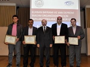 Yardımseverlere teşekkür gecesi